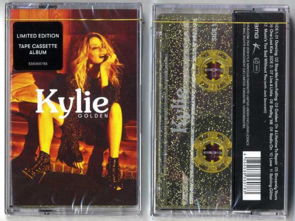 Estrellas de la música vuelven a lanzar sus trabajos en formato cinta, como Kylie Minogue