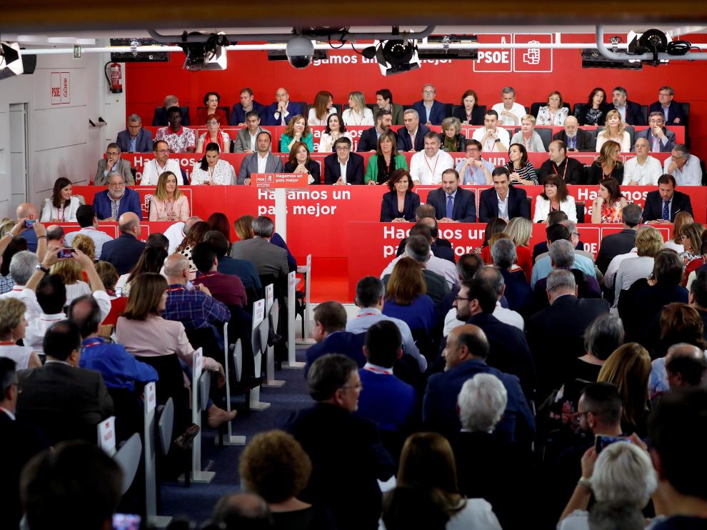 Comité federal del PSOE celebrado este lunes