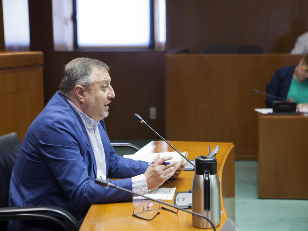 El director general de Energía, Alfonso Gómez, en su comparecencia ante las Cortes, este martes.