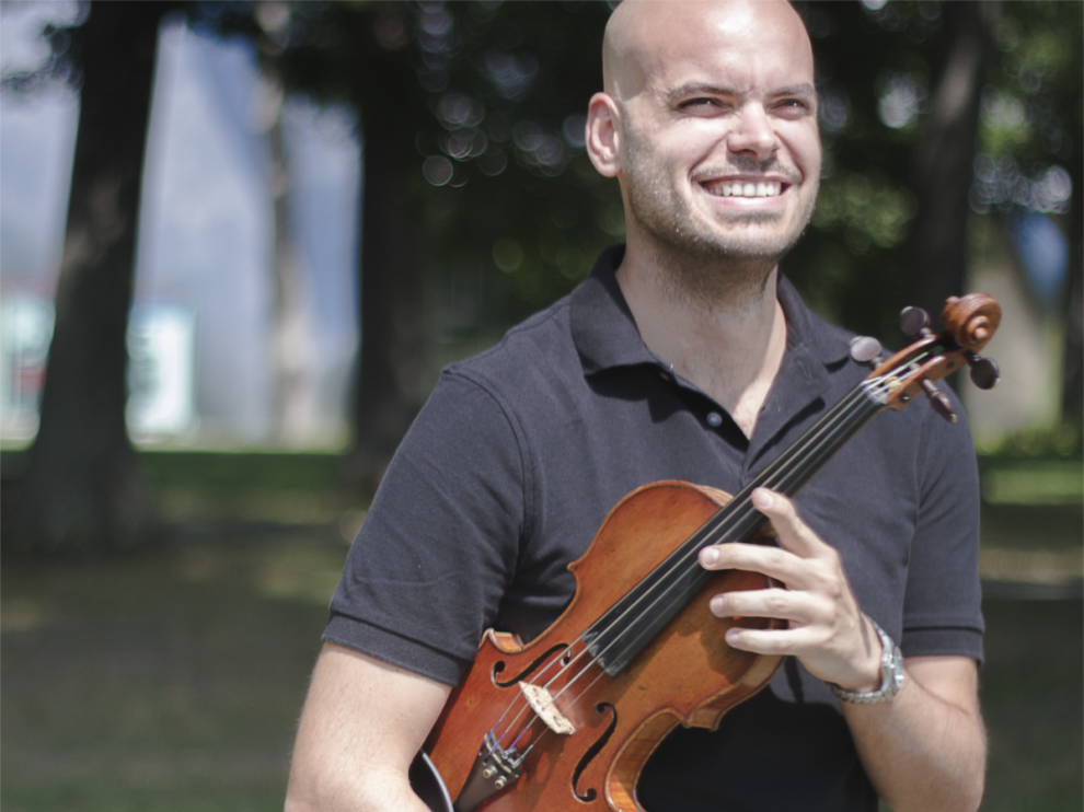 El violinista Zaragozano Diego Gabete