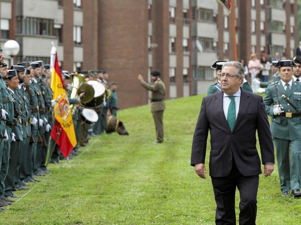 Juan Ignacio Zoido, ministro de Interior, en el 50 aniversario de la muerte de José Antonio Pardines.