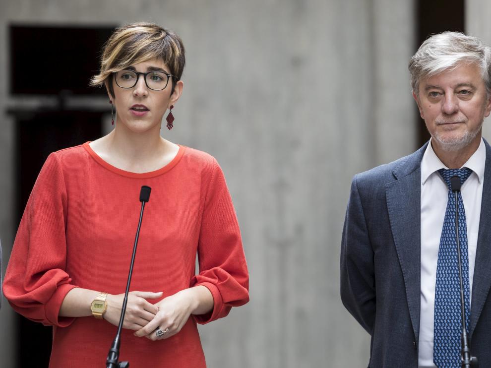 Violeta Barba y Pedro Santisteve.