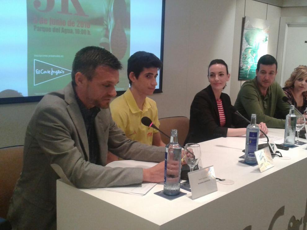 Presentación de la carrera organizada por la Asociación de Jugadores de Azar en Rehabilitación (Azajer).