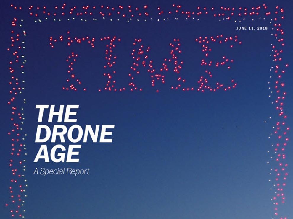 Time Usa 900 Drones Para Hacer La Portada Mas Grande Del Mundo Noticias De Comunicacion En Heraldo Es