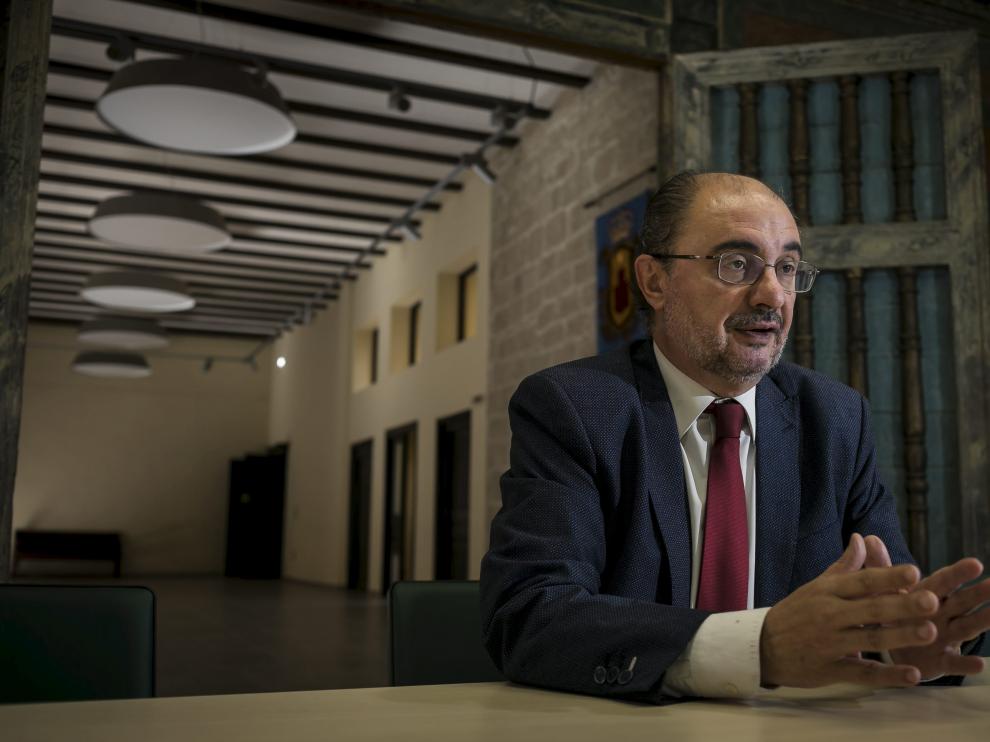 El presidente de Aragón, Javier Lambán.