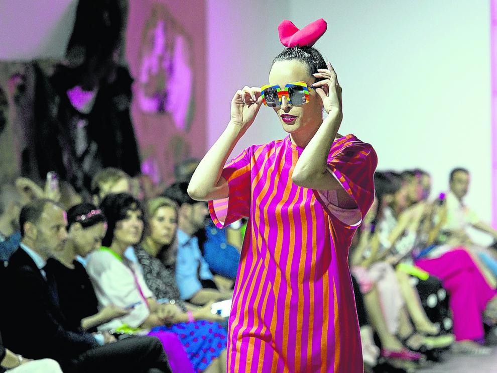 Ágatha Ruiz de la Prada puso el broche final a la Aragón Fashion Week.