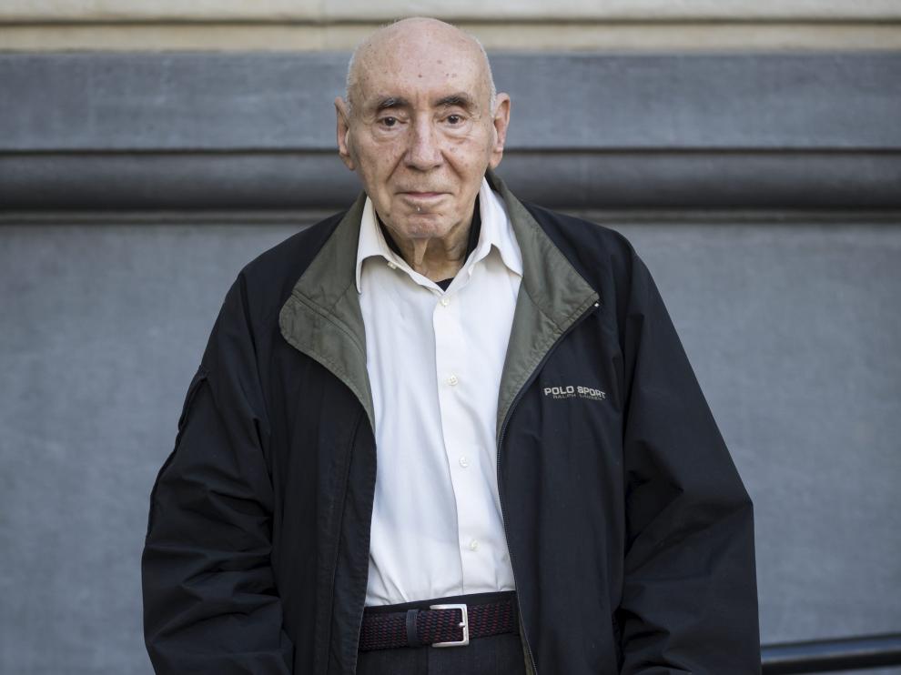 José Luis López Zubero, la pasada semana en Zaragoza.