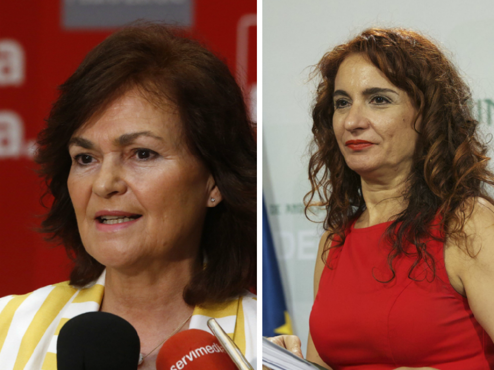 Carmen Calvo y María Jesús Montero