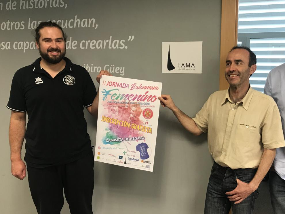 Un momento del acto de presentación de la Jornada que ha tenido lugar este miércoles en la empresa patrocinadora, Lama Power and Service