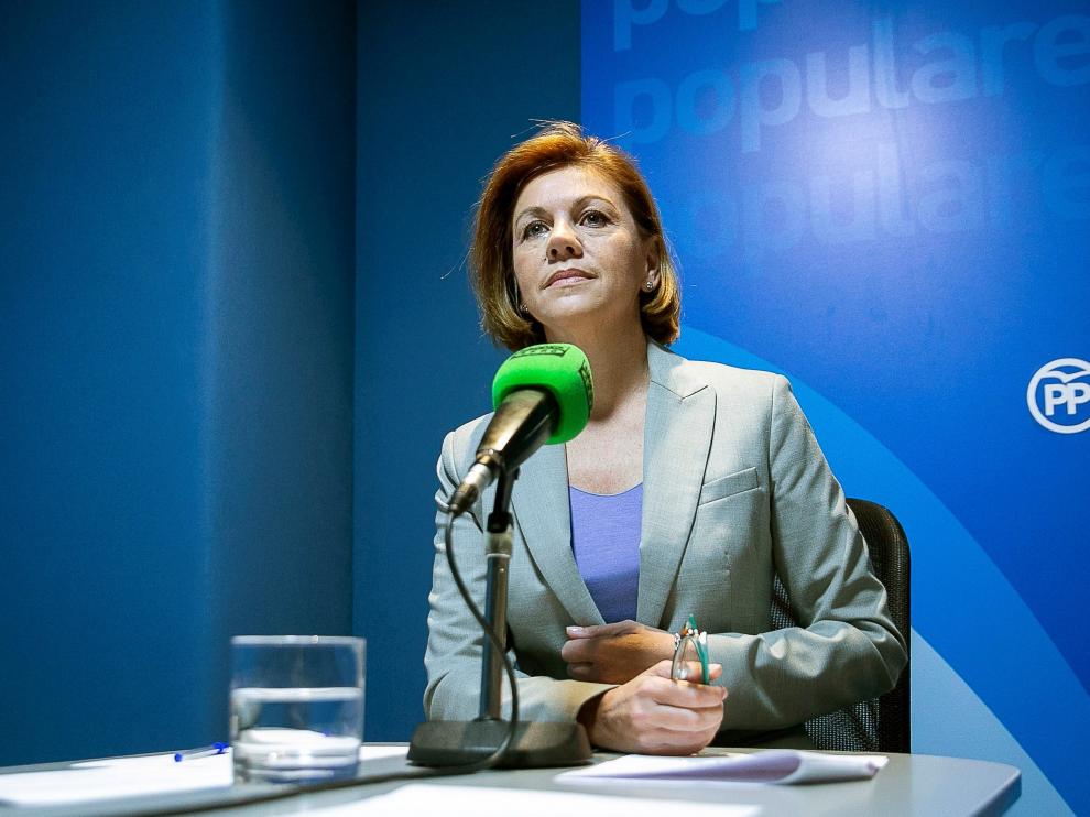 María Dolores de Cospedal anunciará hoy si opta a la presidencia del PP.