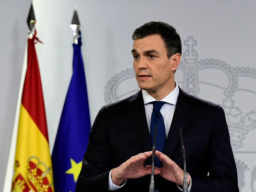 Sánchez, en la presentación de su Gobierno.