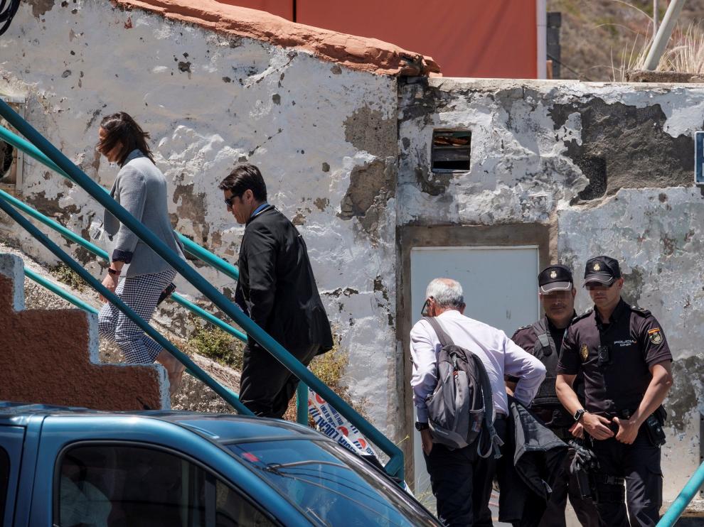 Vivienda de Las Palmas de Gran Canaria en la que se ha encontrado el cuerpo de la mujer tras la explosión