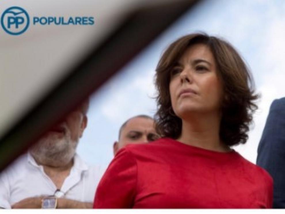 Nace en las redes sociales una plataforma de apoyo a Santamaría para presidir el PP