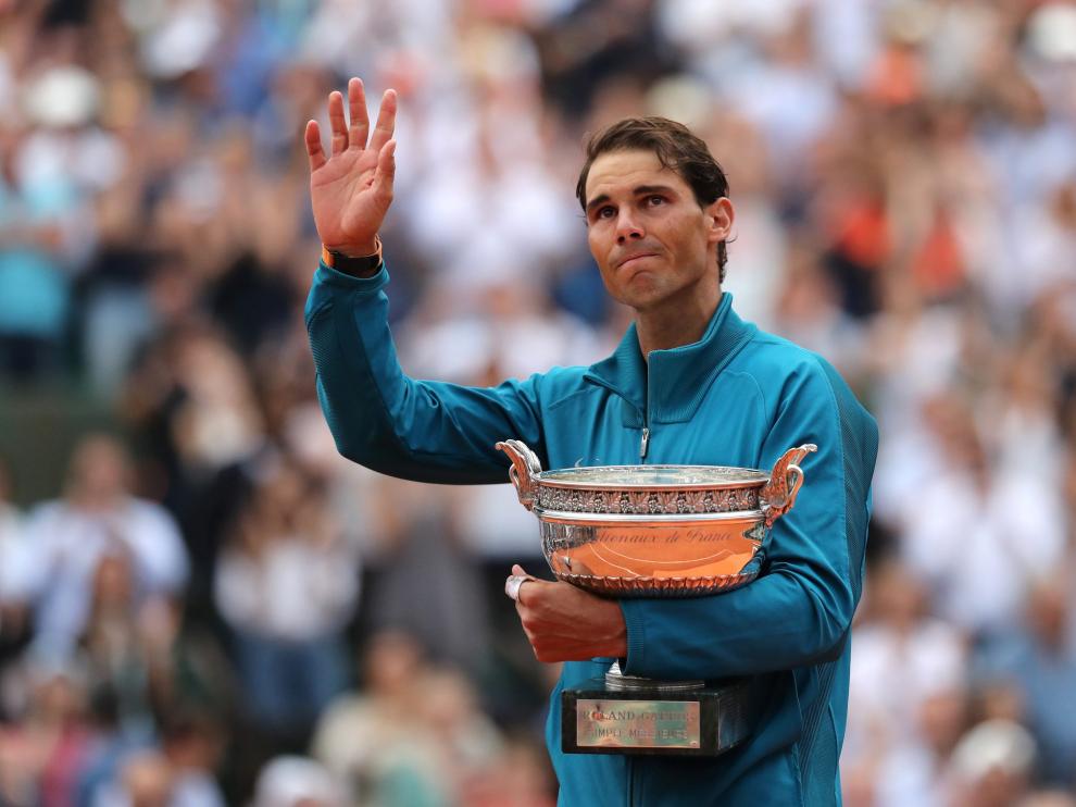 Imagen de archivo de Rafa Nadal en la final del Roland Garros.