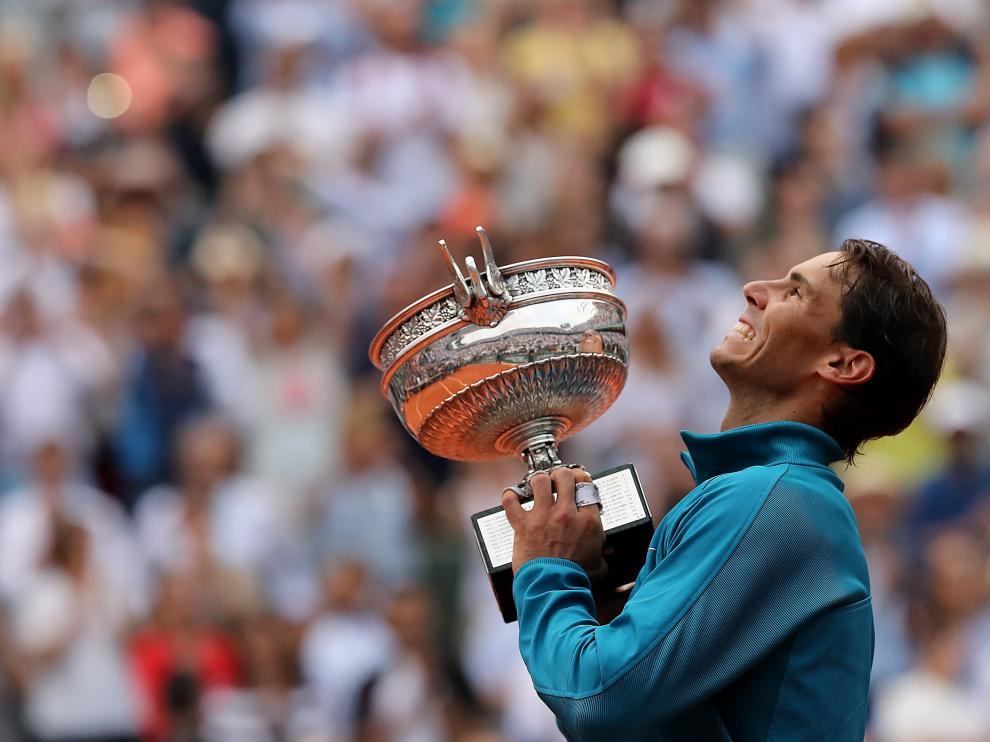 Rafa Nadal en la final de Roland Garros contra Dominic Thiem