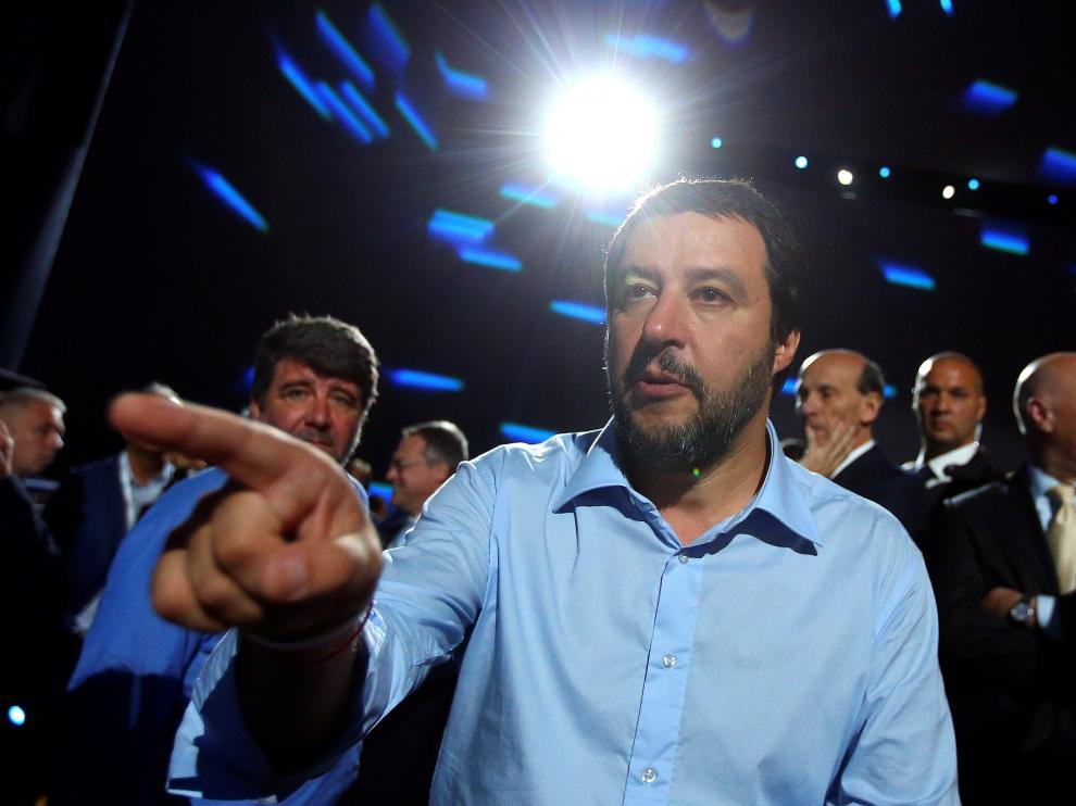Mateo Salvini, viceprimer ministro, no ha permitido que el Aquarius llegase a Italia .