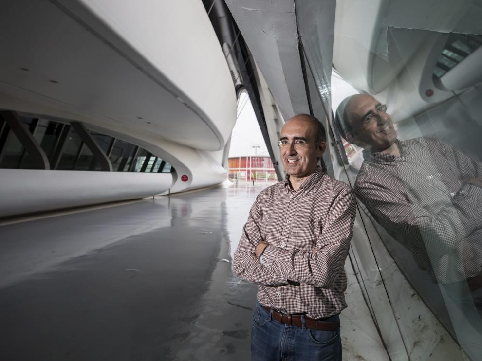 Miguel Ipas, en el Pabellón Puente del recinto Expo