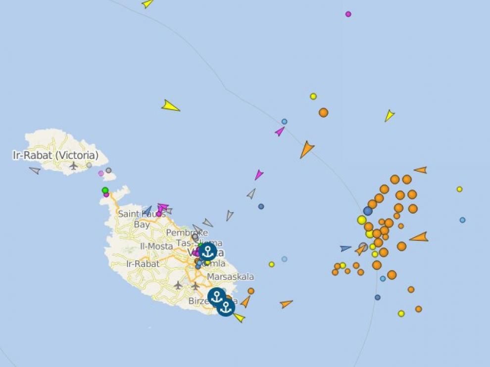 Localización del Aquarius