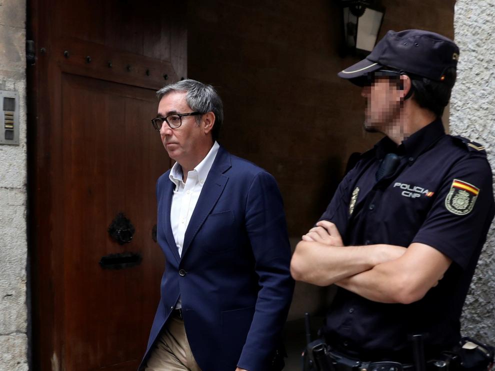 Diego Torres, exsocio de Urdangarin, llega a la Audiencia de Palma