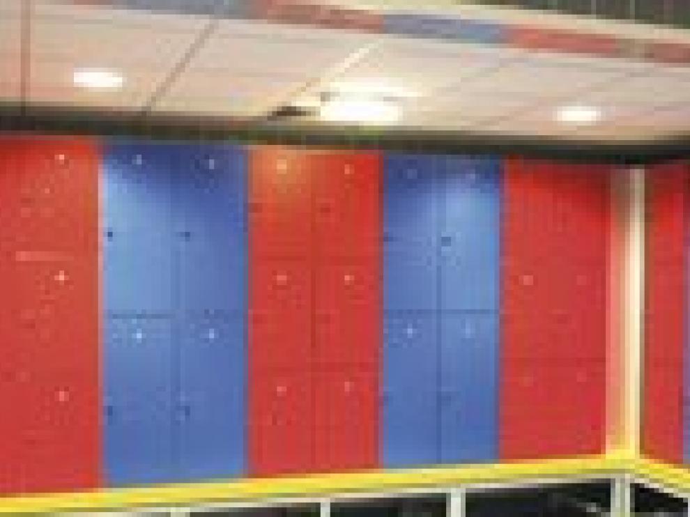 Taquillas de un gimnasio