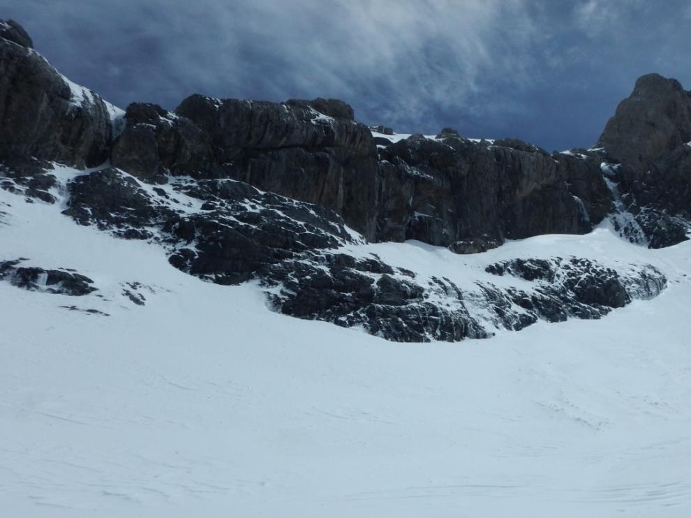 Zona en la que ha sufrido la caída el montañero fallecido