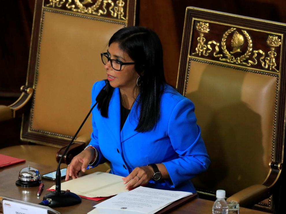 Delcy Rodríguez, nueva vicepresidenta del país.