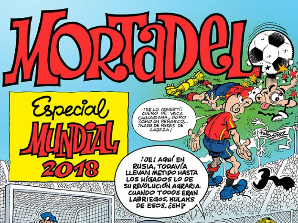 Parte de la portada de 'Mortadelo. Especial Mundial 2018'.
