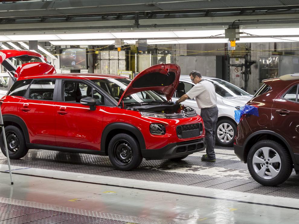 Instalaciones de la fábrica de Opel en Figueruelas (Zaragoza).