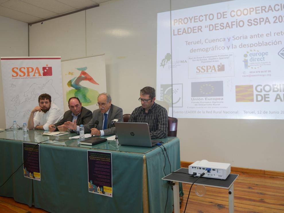 Reunión informativa sobre la SSPA celebrada recientemente en Teruel.
