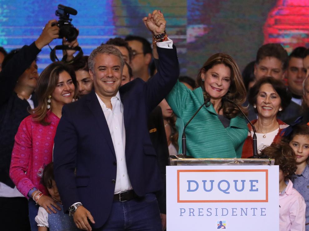 El nuevo presidente de Colombia, el uribista Iván Duque