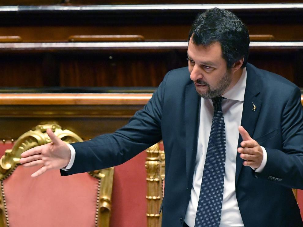 El ministro de Interior italiano, Matteo Salvini.
