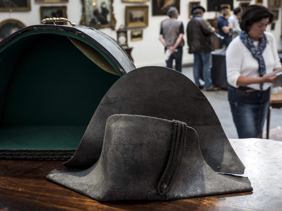 El sombrero subastado que podría haber perdido Napoleón en la batalla de Waterloo.