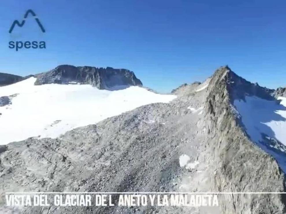 La Maladeta, a vista de dron