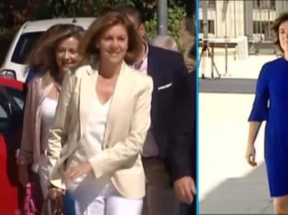 Las candidaturas de Cospedal y Sáenz de Santamaría son aparentemente las más fuertes.