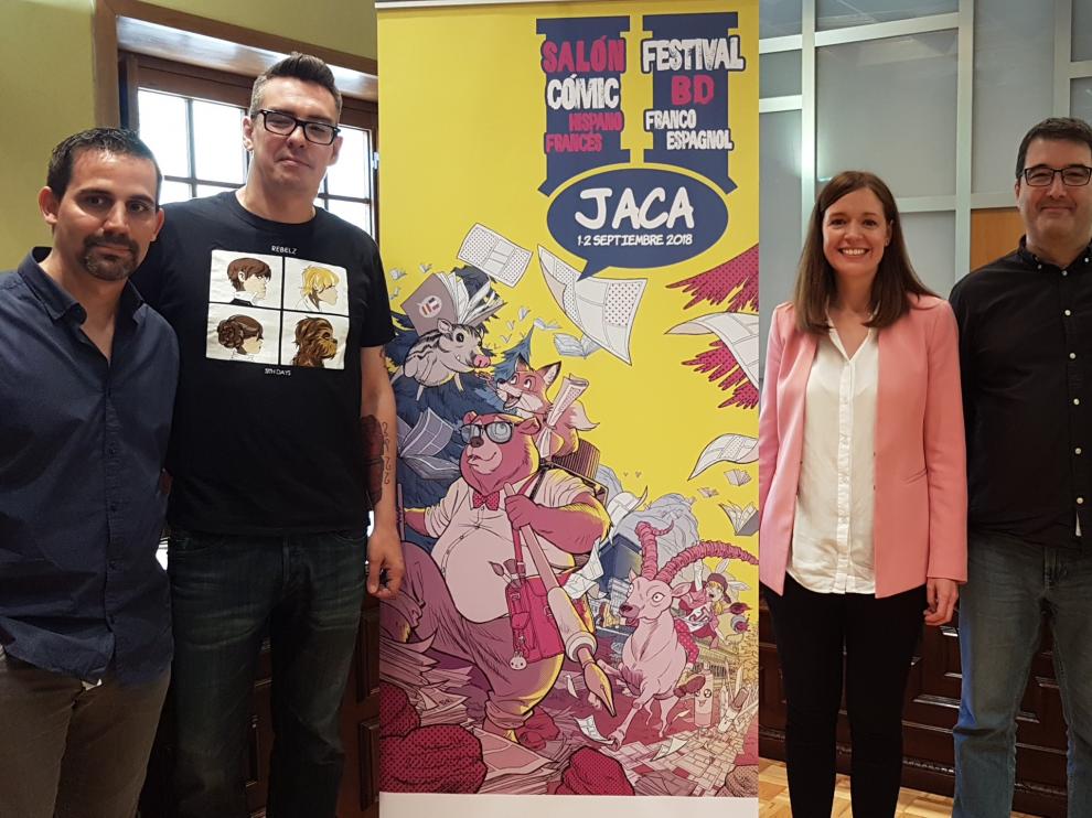 José Antonio Bernal, Javier Marquina, Susana Lacasa, Daniel Viñuales y Nacho Escuín.