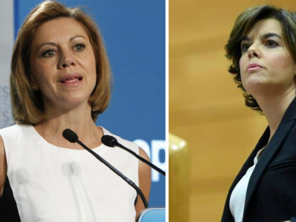 Mª Dolores de Cospedal y Soraya Sáenz de Santamaría