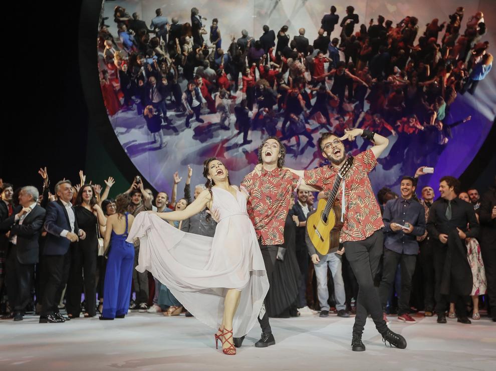 Momento de la gala de los premios Max