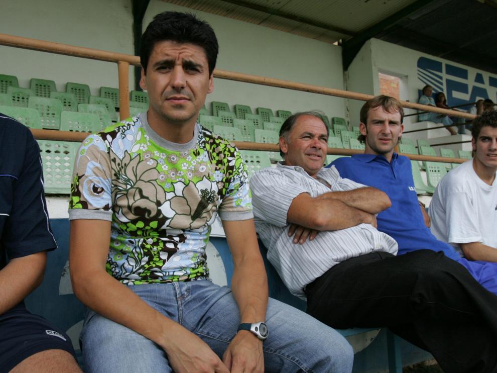 Josete en su etapa en el Fraga en Tercera División