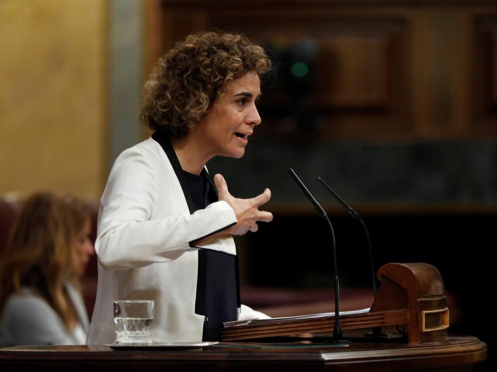 La portavoz del Grupo Popular en el Congreso, Dolors Montserrat