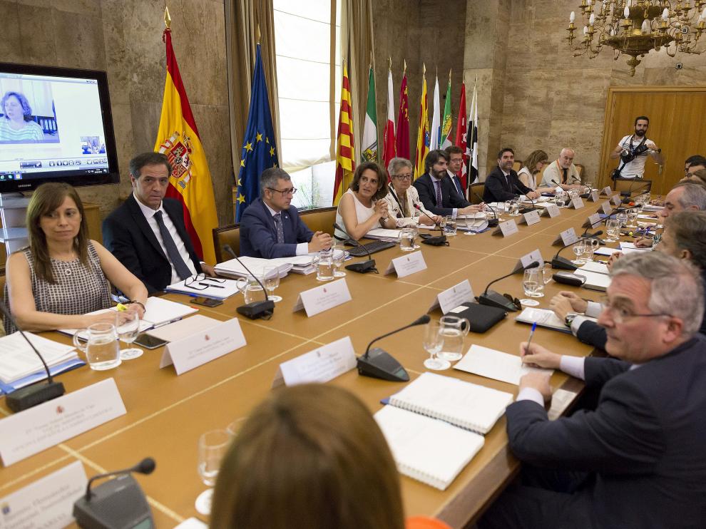 Olona, en el Consejo Consultivo de Política Medioambiental que presidió ayer Ribera