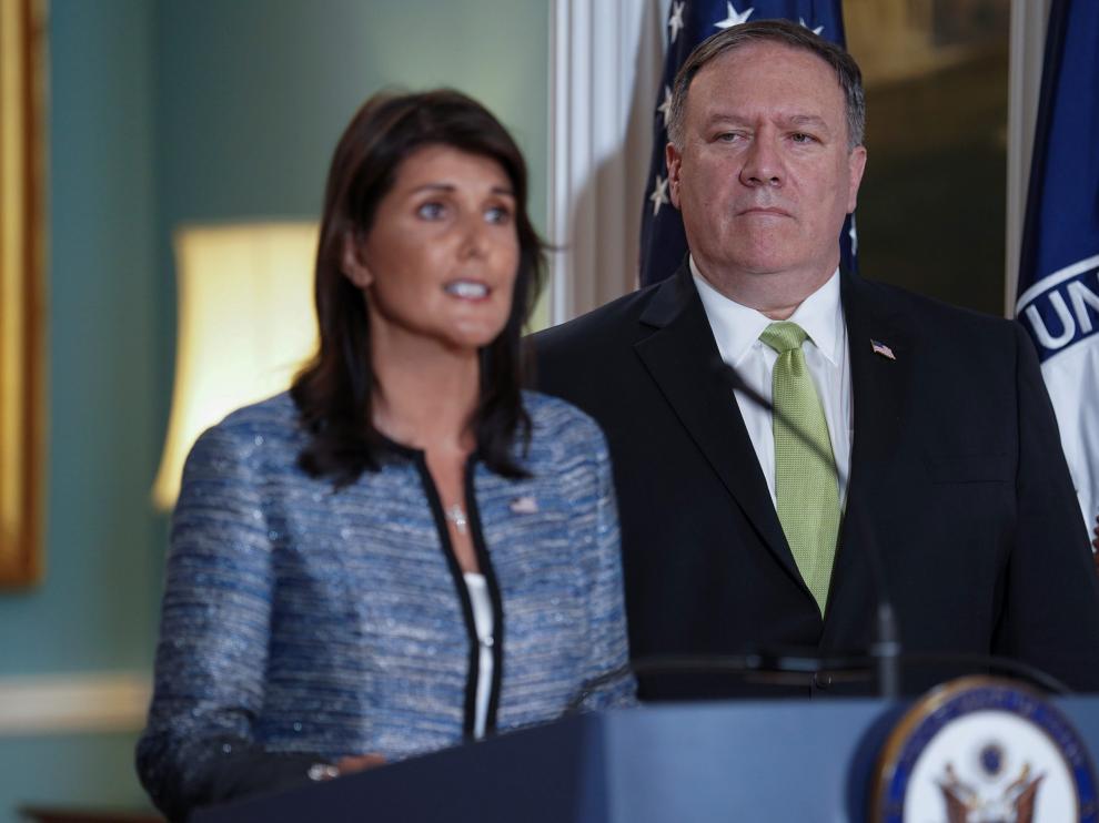La embajadora de Estados Unidos ante Naciones Unidas, Nikky Haley