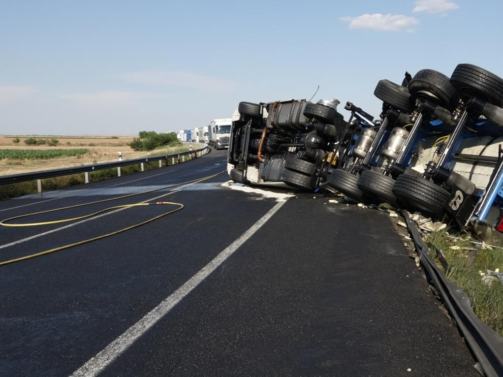 Accidente mortal en Candasnos.