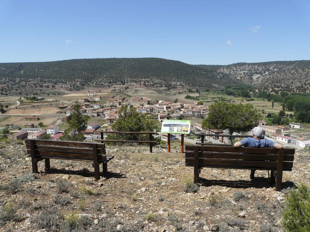 Mirador de Los Casares, en Royuela, en la comarca de Sierra de Albarracín