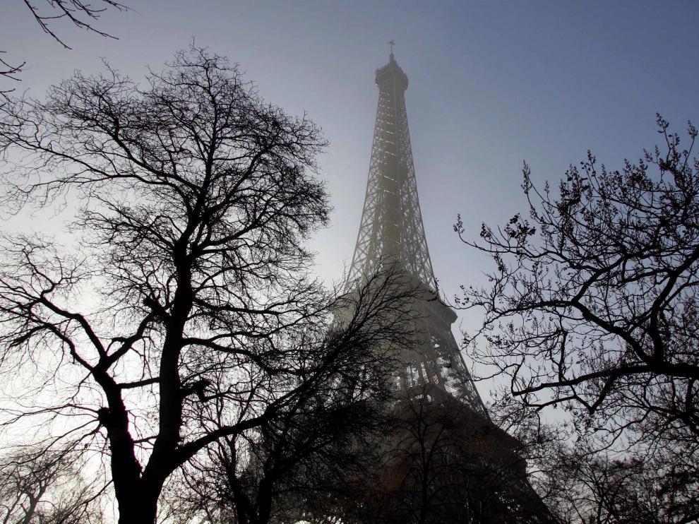 La emblemática Torre Eiffel de París.