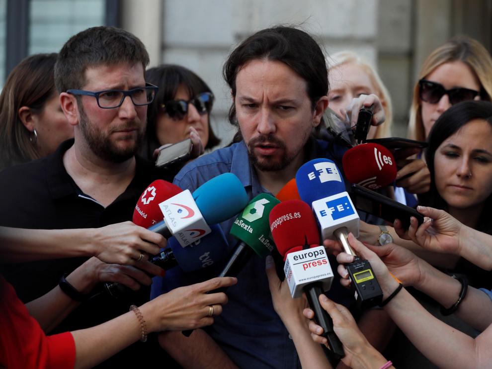 Pablo Iglesias ha reclamado la reforma del código penal tras la decisión de la puesta en libertad provisional de La Manada.
