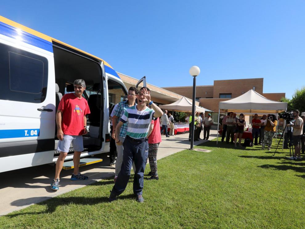 La nueva furgoneta de Aspace tiene nueve plazas adaptadas.