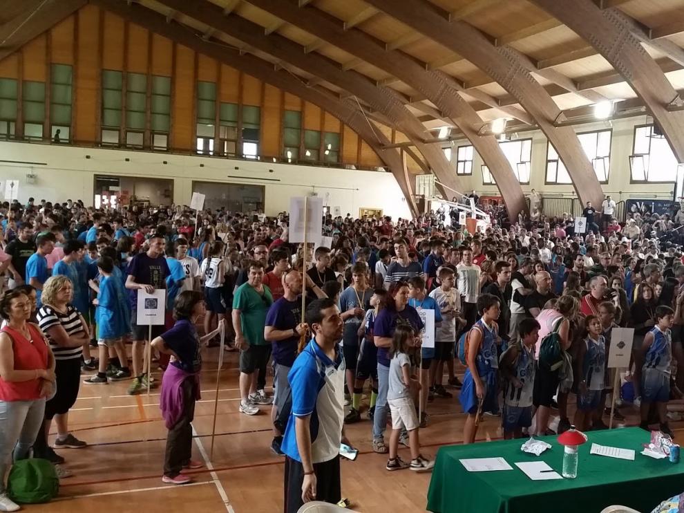 Imagen de la presentación del torneo del año pasado en el pabellón de Benasque