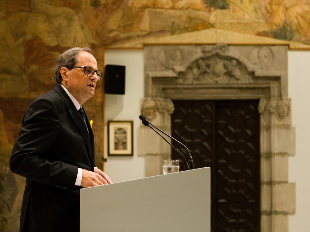 El presidente de la Generalitat, Quim Torra.
