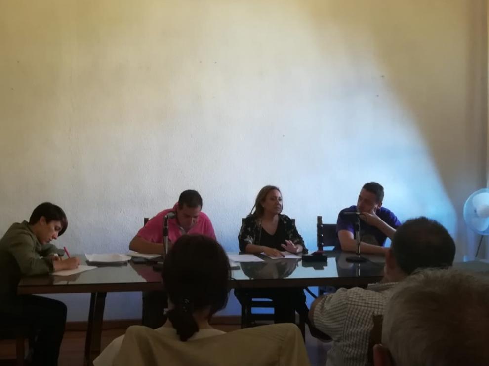 Reunión de la Ejecutiva del PSOE en Teruel.