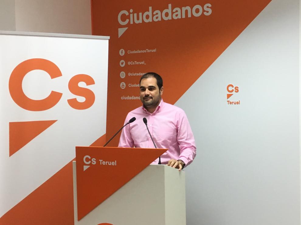 El diputado al Congreso por Ciudadanos Rodrigo Gómez.